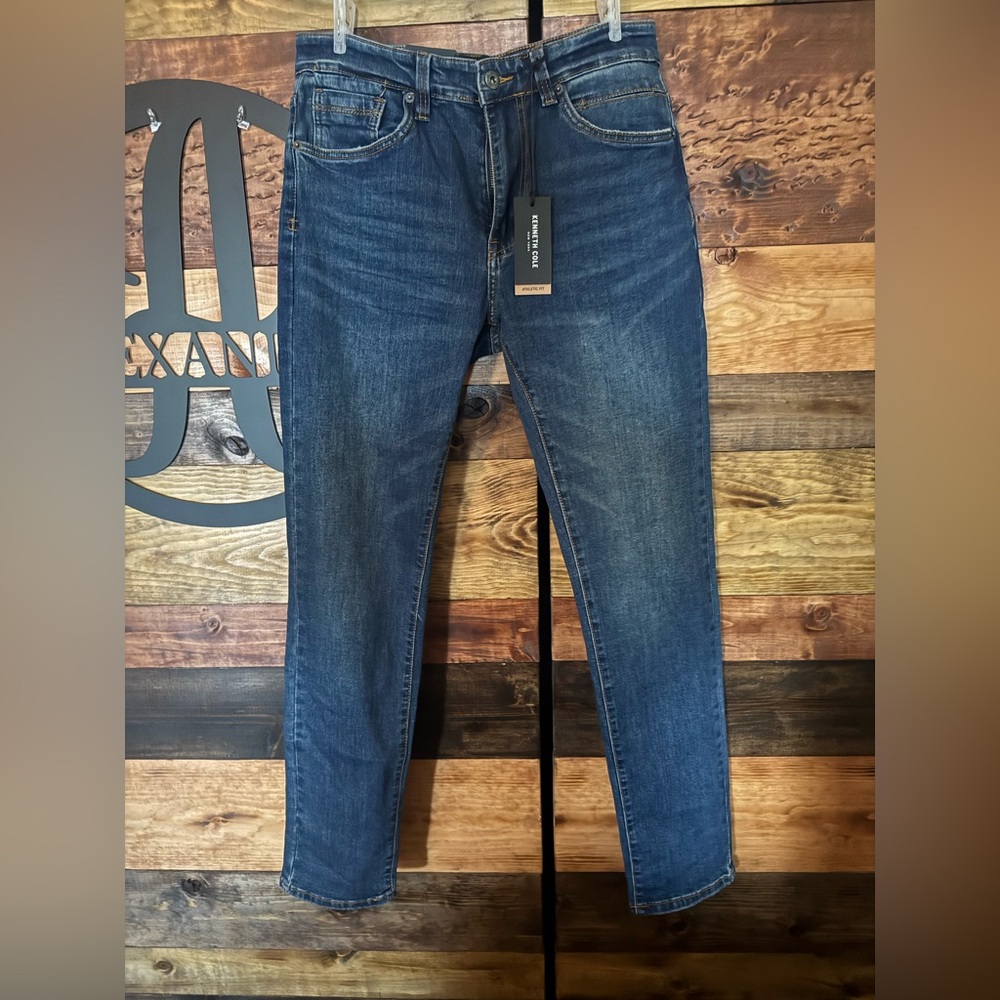 Kenneth Cole Dark Blue Slim Jeans